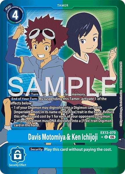 Davis Motomiya & Ken Ichijoji (Limited Foil), Chivalrous XIII EX13-070 U
