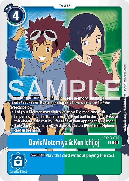 Davis Motomiya & Ken Ichijoji, Chivalrous XIII EX13-070 U