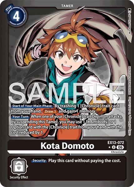 Kota Domoto (Limited Foil), Chivalrous XIII EX13-072 U
