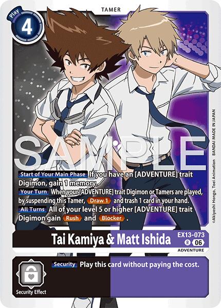 Tai Kamiya & Matt Ishida, Chivalrous XIII EX13-073 R
