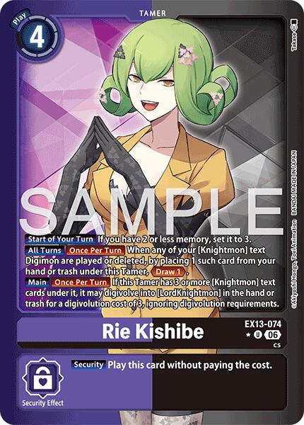 Rie Kishibe (Alternate Art), Chivalrous XIII EX13-074 U