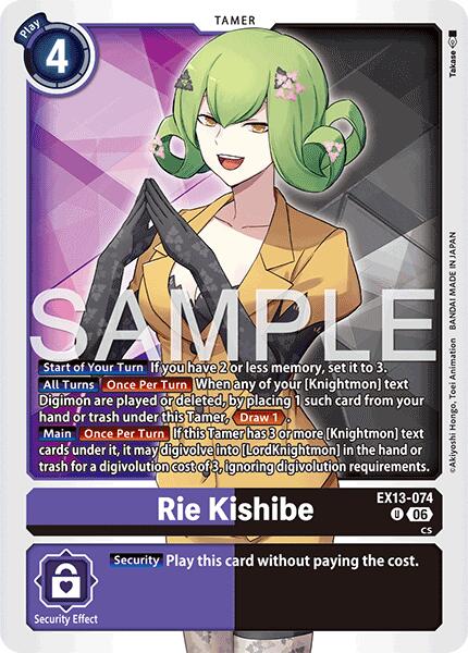 Rie Kishibe, Chivalrous XIII EX13-074 U