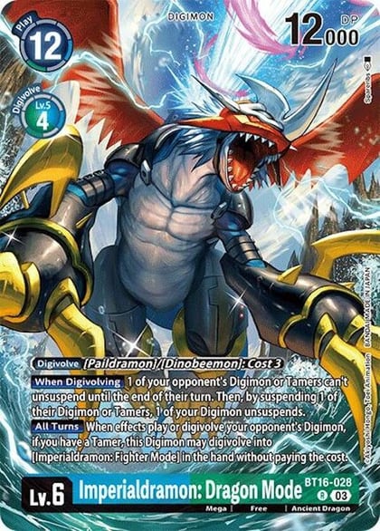 Imperialdramon: Dragon Mode (Alternate Art), Special Limited Set BT16-028 R