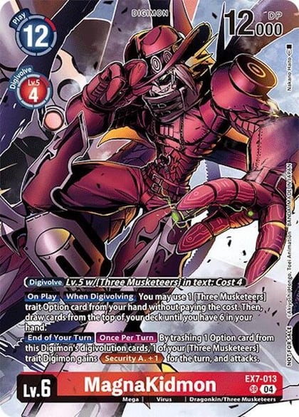 MagnaKidmon (Alternate Art) (Box Topper), Special Limited Set EX7-013 SR
