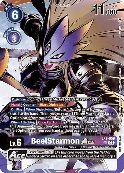 BeelStarmon ACE (Alternate Art) (Box Topper), Special Limited Set EX7-059 SR