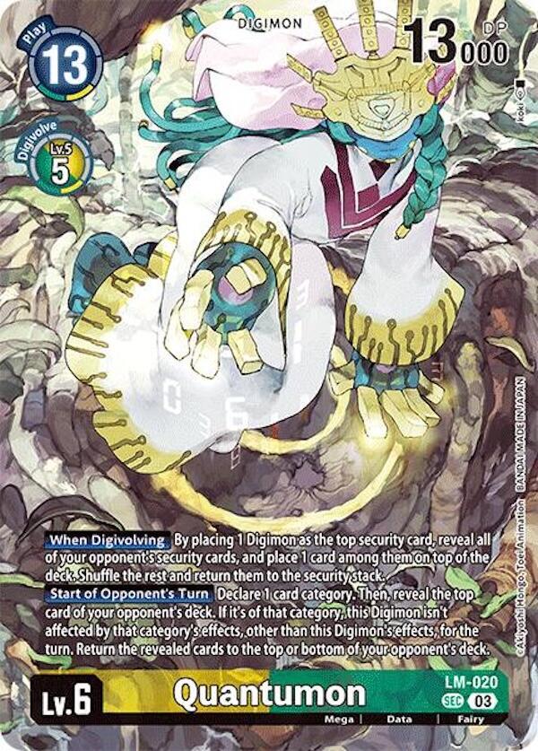 Quantumon (Alternate Art), Special Limited Set LM-020 SEC