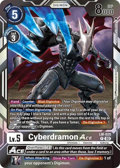 Cyberdramon ACE, Special Limited Set LM-025 P