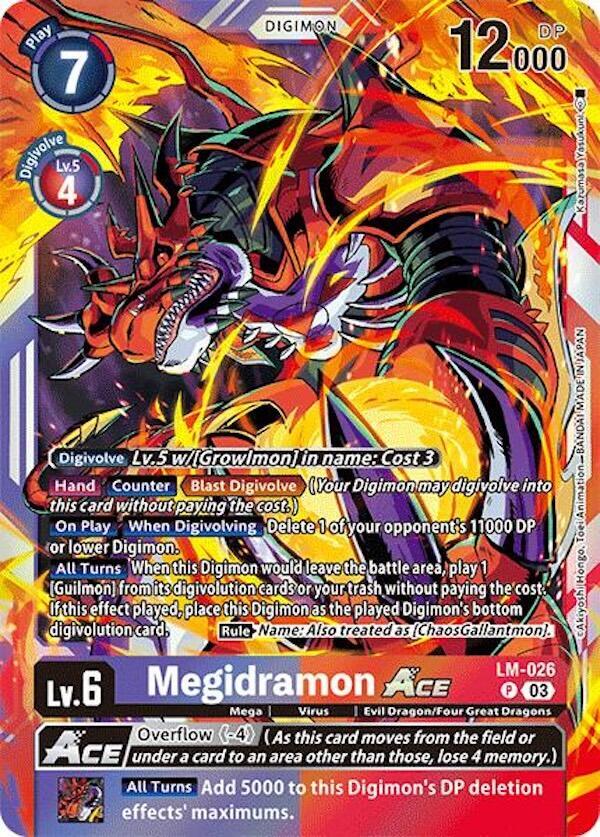 Megidramon ACE, Special Limited Set LM-026 P