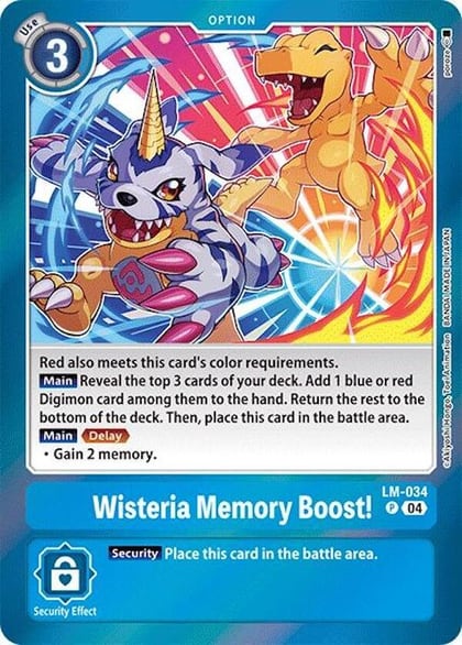 Wisteria Memory Boost!, Special Limited Set LM-034 P