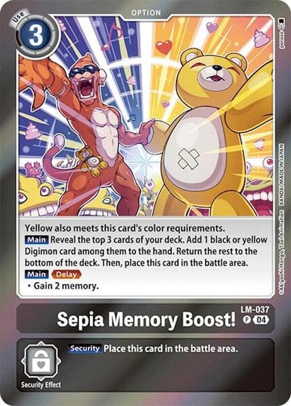 Sepia Memory Boost!, Special Limited Set LM-037 P