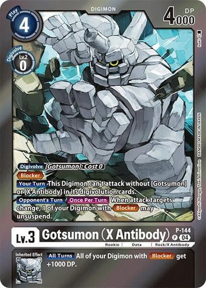 Gotsumon (X Antibody) (Reprint), Special Limited Set P-144 P