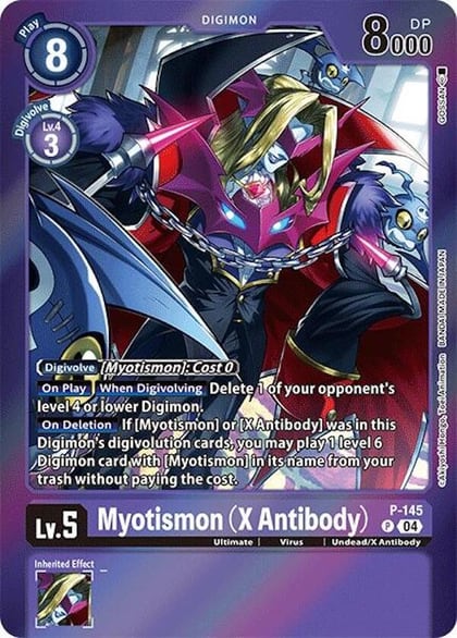 Myotismon (X Antibody) (Reprint), Special Limited Set P-145 P