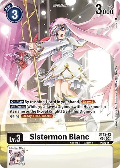 Sistermon Blanc (Alternate Art), Special Limited Set ST12-12 U