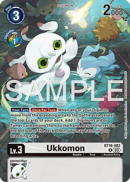 Ukkomon, Limited Card Pack -Billion Bullet- BT16-082 R