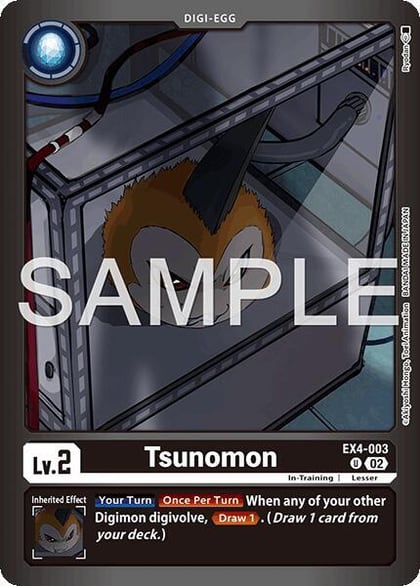 Tsunomon, Limited Card Pack -Billion Bullet- EX4-003 U