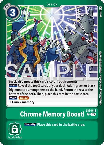 Chrome Memory Boost!, Limited Card Pack -Billion Bullet- LM-048 P