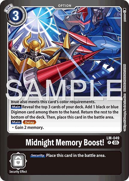 Midnight Memory Boost!, Limited Card Pack -Billion Bullet- LM-049 P
