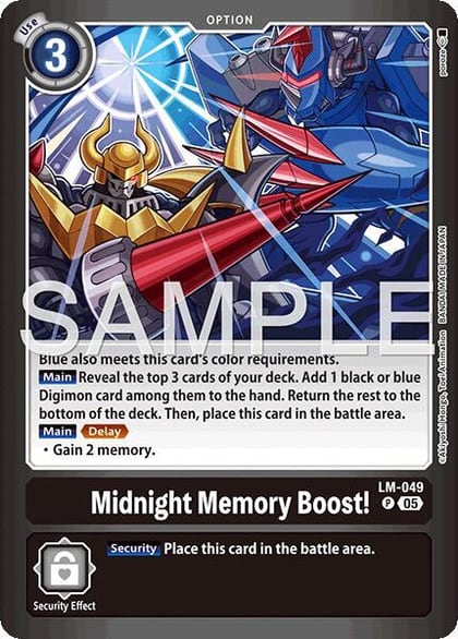Midnight Memory Boost!, Limited Card Pack -Billion Bullet- LM-049 P