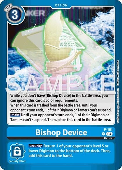 Bishop Device, Limited Card Pack -Billion Bullet- P-161 P