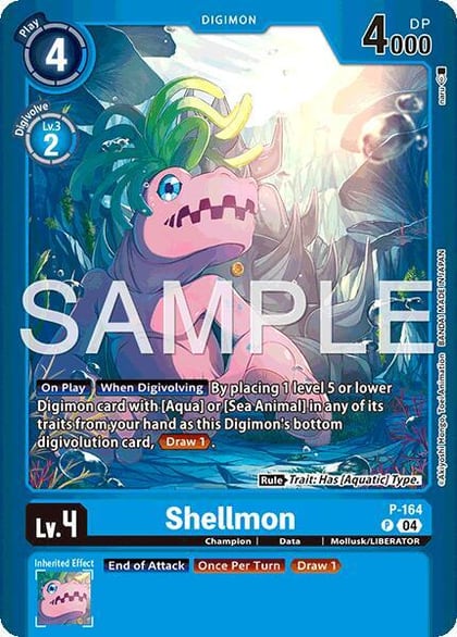 Shellmon, Limited Card Pack -Billion Bullet- P-164 P
