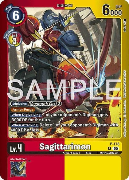 Sagittarimon, Limited Card Pack -Another Knight- P-178 P