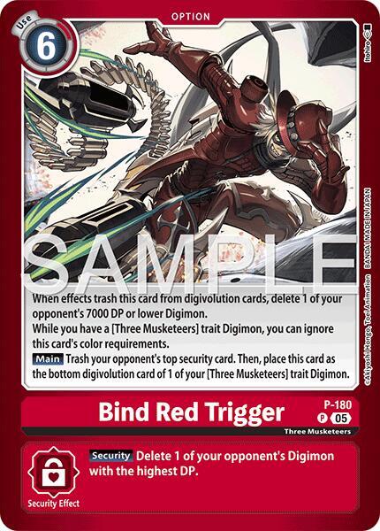 Bind Red Trigger, Limited Card Pack -Another Knight- P-180 P