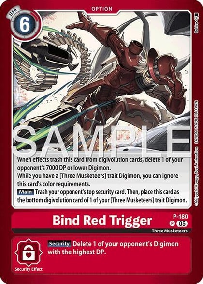 Bind Red Trigger, Limited Card Pack -Another Knight- P-180 P