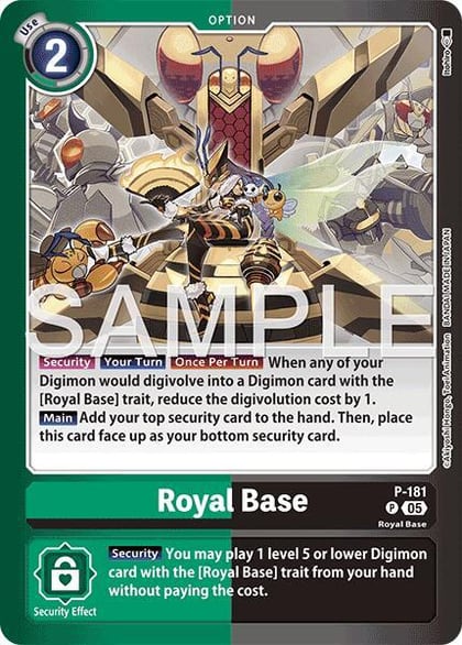 Royal Base, Limited Card Pack -Another Knight- P-181 P