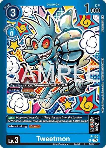 Tweetmon, Limited Card Pack -Another Knight- P-190 P