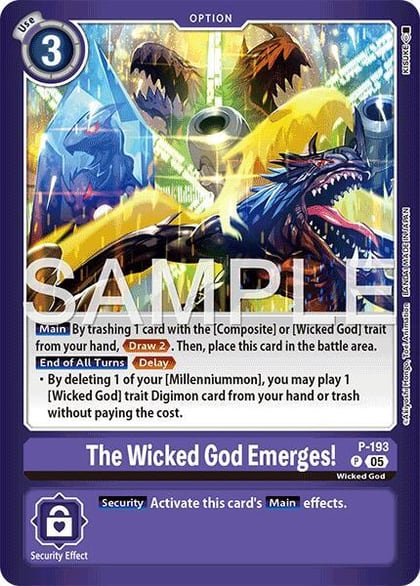 The Wicked God Emerges!, Limited Card Pack -Another Knight- P-193 P