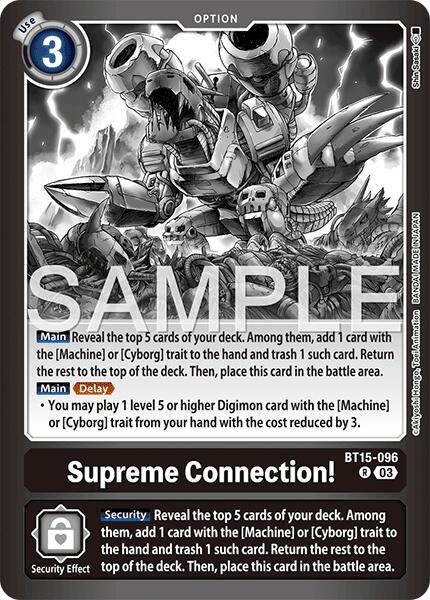 Supreme Connection!, Limited Card Pack -Final Crest- BT15-096 R