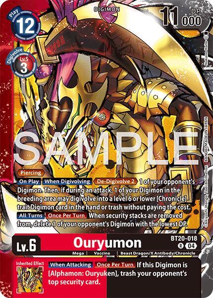 Ouryumon, Limited Card Pack -Final Crest- BT20-018 R