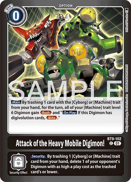 Attack of the Heavy Mobile Digimon!, Limited Card Pack -Final Crest- BT9-102 C