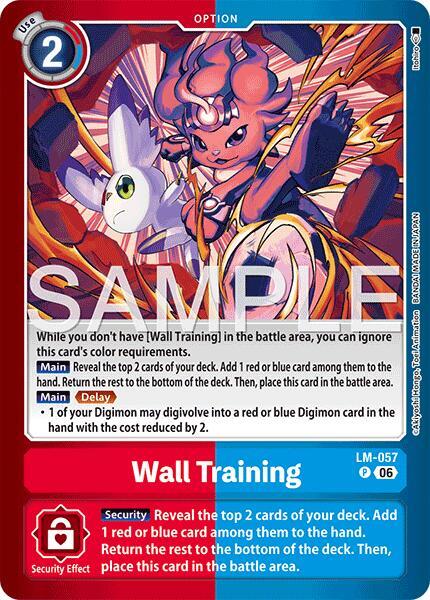 Wall Training, Limited Card Pack -Final Crest- LM-057 P