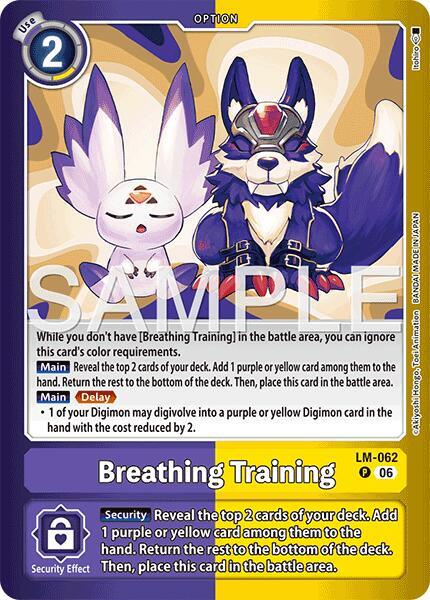 Breathing Training, Limited Card Pack -Final Crest- LM-062 P