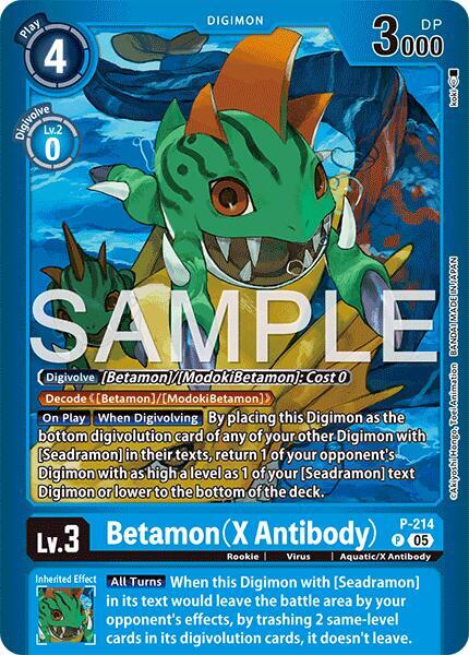 Betamon (X Antibody), Limited Card Pack -Final Crest- P - 214 P