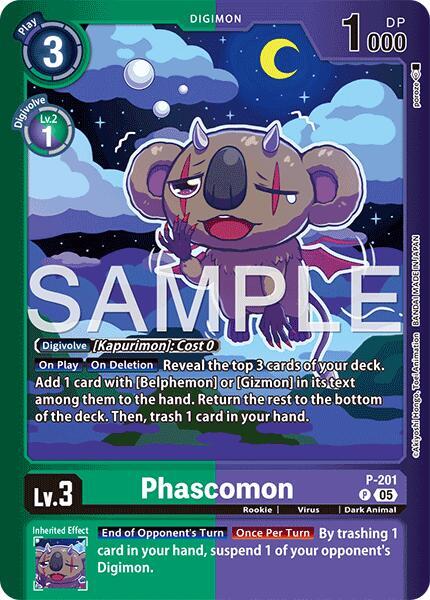 Phascomon, Limited Card Pack -Final Crest- P-201 P