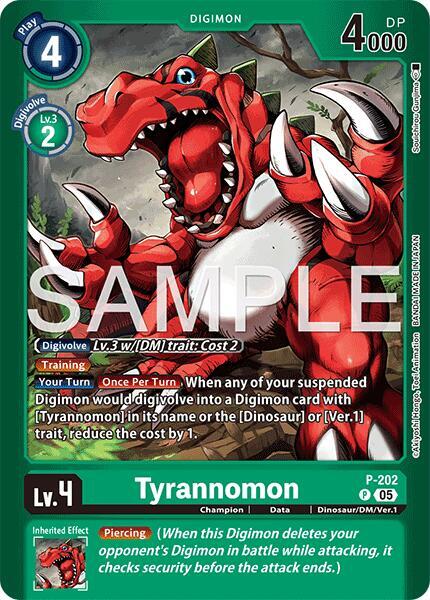 Tyrannomon, Limited Card Pack -Final Crest- P-202 P