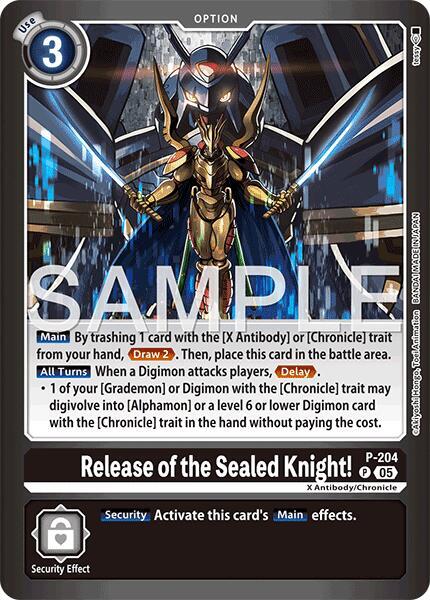 Release of the Sealed Knight!, Limited Card Pack -Final Crest- P-204 P