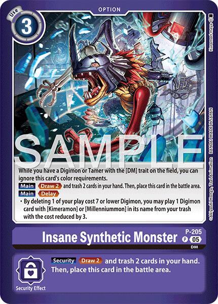 Insane Synthetic Monster, Limited Card Pack -Final Crest- P-205 P