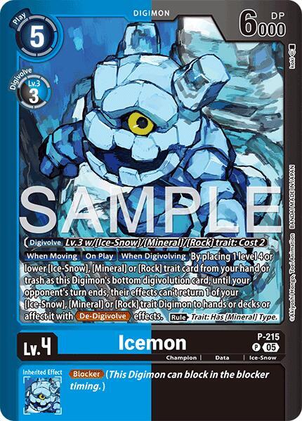 Icemon, Limited Card Pack -Final Crest- P-215 P