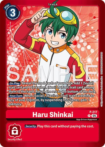 Haru Shinkai, Limited Card Pack -Final Crest- P-217 P