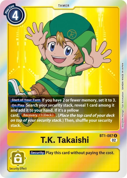 T.K. Takaishi (Resurgence Booster Reprint), Resurgence Booster BT1-087 R