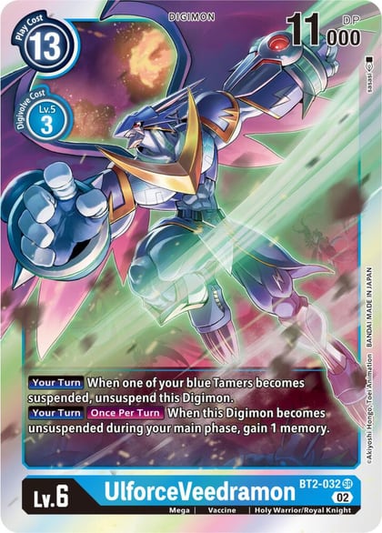 UlforceVeedramon (Resurgence Booster Reprint), Resurgence Booster BT2-032 SR