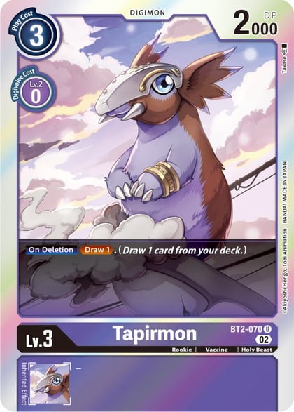 Tapirmon (Resurgence Booster Reprint), Resurgence Booster BT2-070 U
