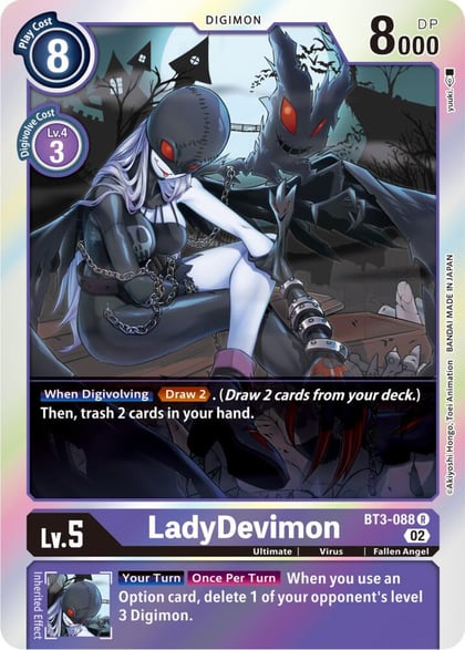LadyDevimon (Resurgence Booster Reprint), Resurgence Booster BT3-088 R