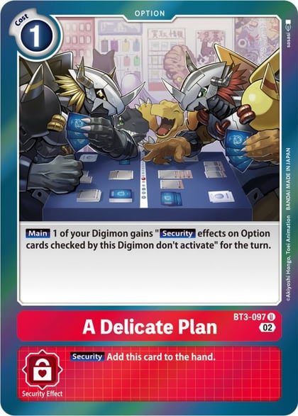 A Delicate Plan (Resurgence Booster Reprint), Resurgence Booster BT3-097 U
