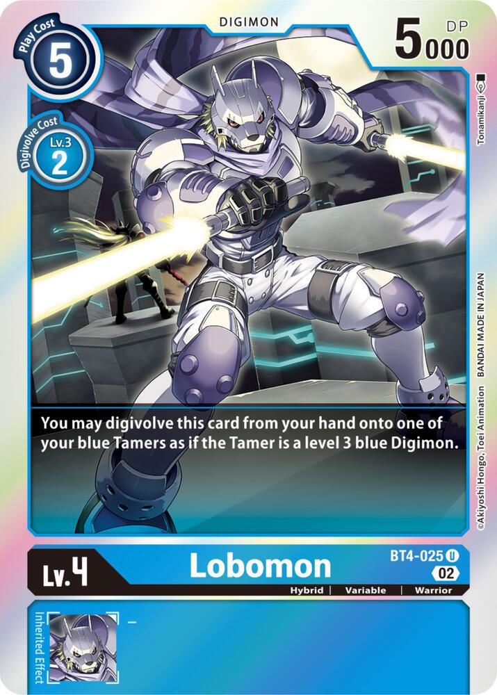 Lobomon (Resurgence Booster Reprint), Resurgence Booster BT4-025 U