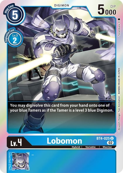 Lobomon (Resurgence Booster Reprint), Resurgence Booster BT4-025 U