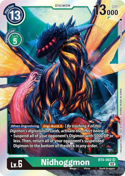 Nidhoggmon (Resurgence Booster Reprint), Resurgence Booster BT4-062 SR
